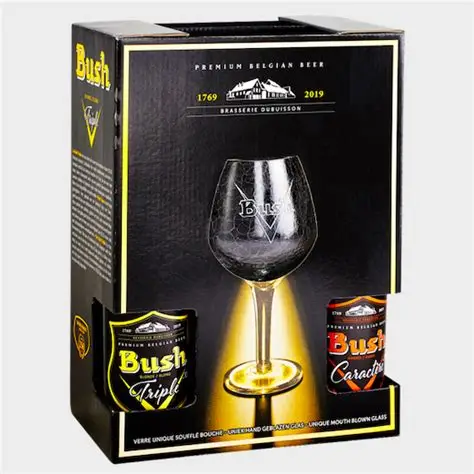 BUSH COFFRET DECOUVERTE 4X33CL +1 VERRE